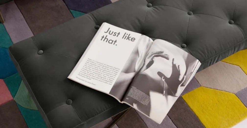 Banco Otomana Julianne – Gris Hormigón