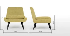 Butaca Jonny – Amarillo Moteado