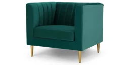 Butaca Amicie – Azul Espuma de Mar