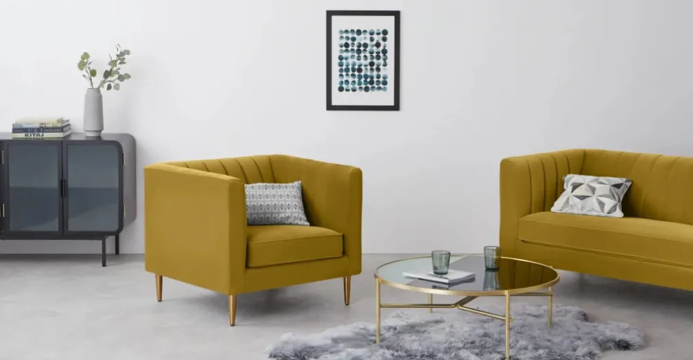 Butaca Amicie – Dorado Vintage