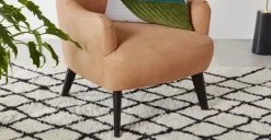 Butaca Bodil – Piel Canela