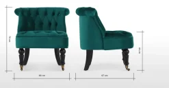 Butaca Bouji – Azul Espuma de Mar