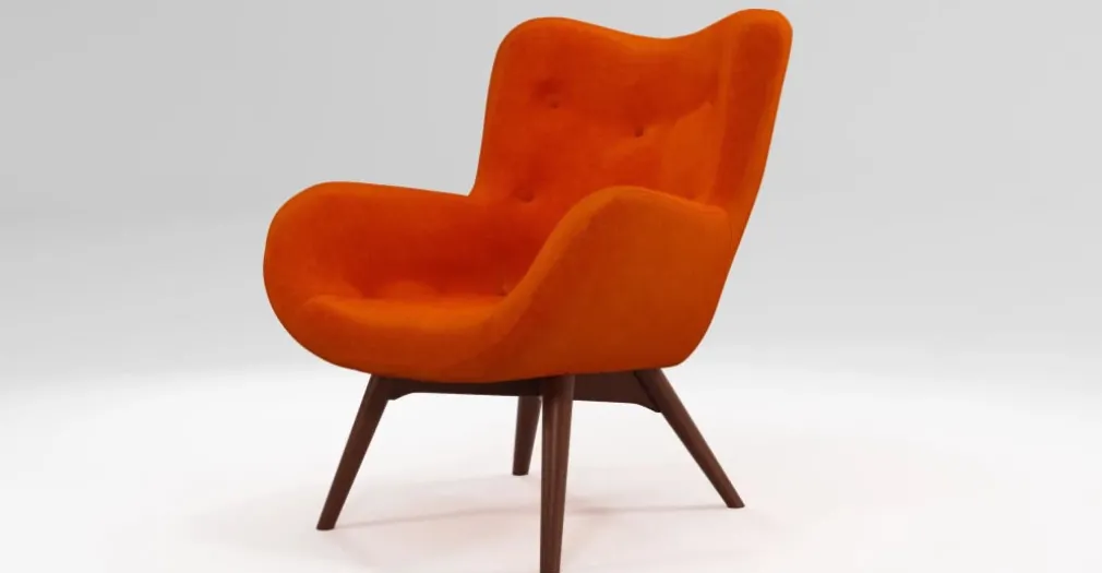 Butaca Doris – Naranja Cítrico