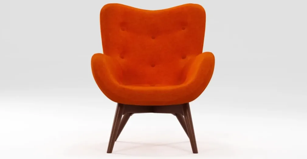 Butaca Doris – Naranja Cítrico