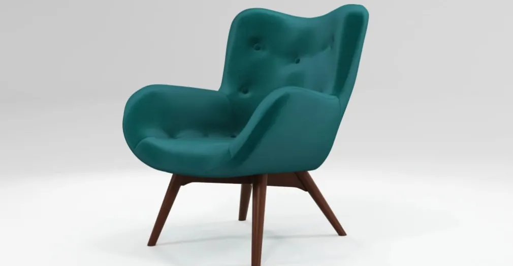 Butaca Doris – Azul Cerceta