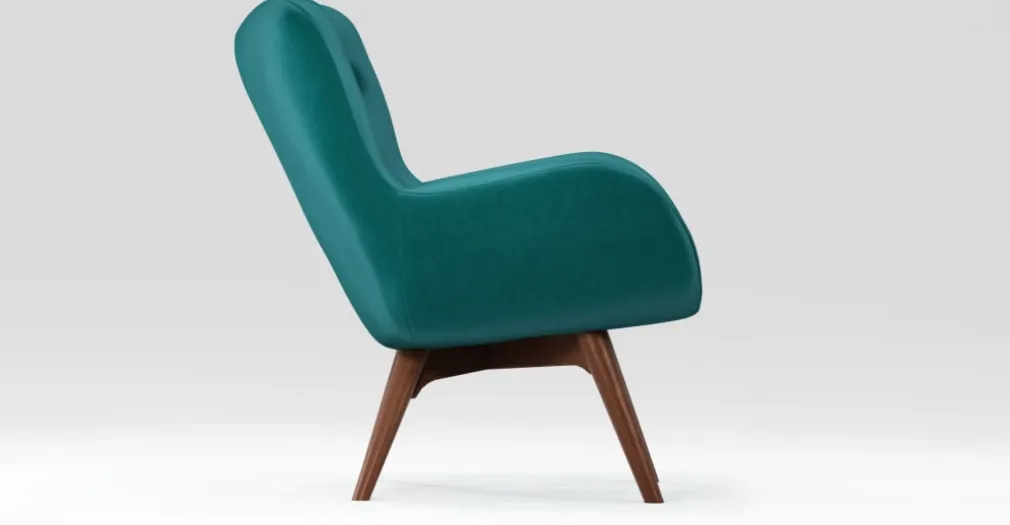 Butaca Doris – Azul Cerceta