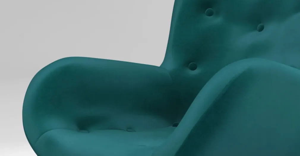 Butaca Doris – Azul Cerceta