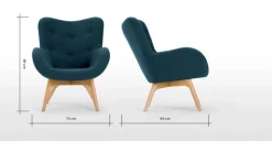 Butaca Doris – Azul Marino