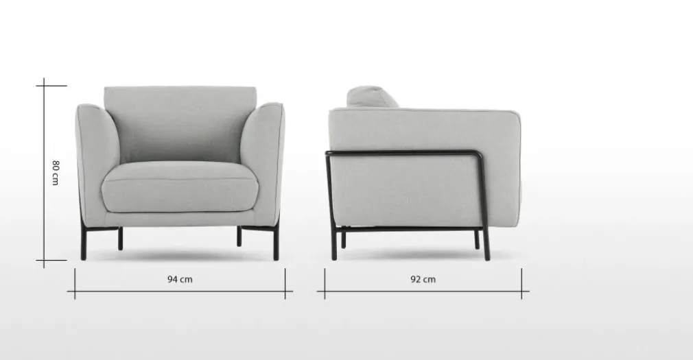 Butaca Everson – Gris Titanio