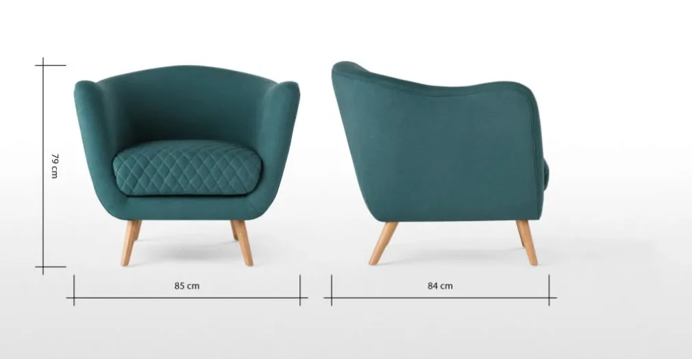 Butaca Flick – Azul Mineral