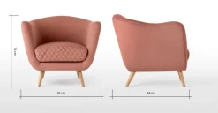 Butaca Flick – Rosa Polvo