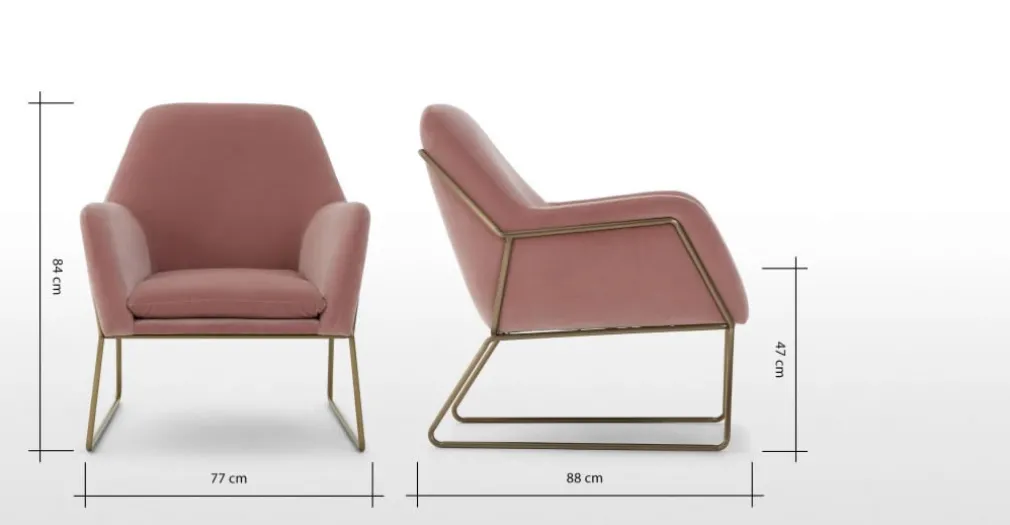 Butaca Frame – Rosa Palo