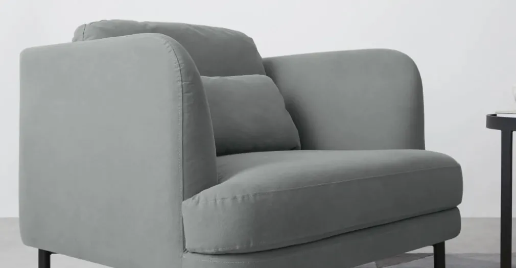 Butaca Herman – Algodón Gris