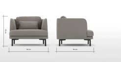 Butaca Herman – Gris Manhattan