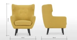 Butaca Hollis – Amarillo Orleans