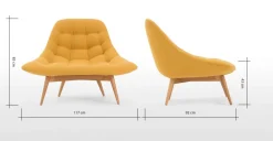 Butaca Kolton – Amarillo Yema