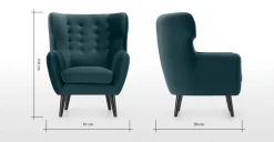 Butaca Kubrick – Azul Acero