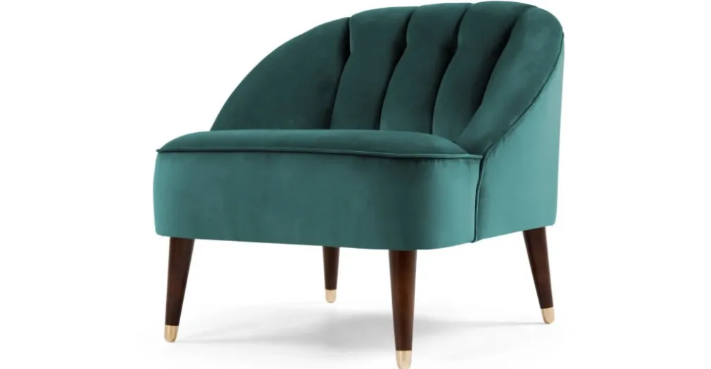 Butaca Margot – Azul Pavo Real