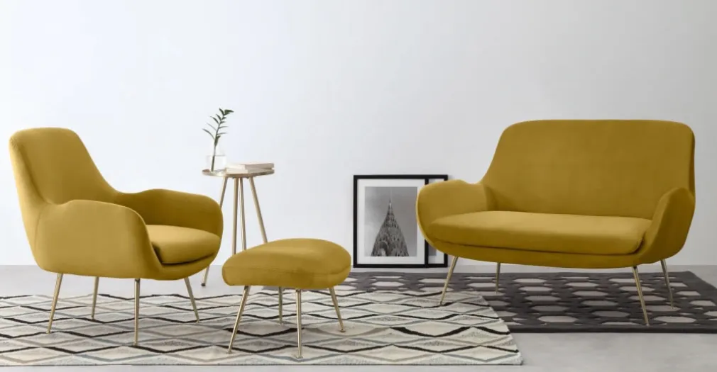 Butaca Moby – Dorado Vintage