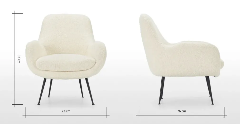 Butaca Moby – Piel de Oveja Sintética