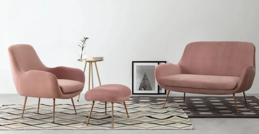 Butaca Moby – Rosa Vintage