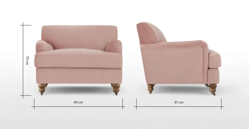 Butaca Orson – Rosa Vintage