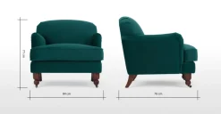 Butaca Pequeño Orson – Azul Espuma de Mar