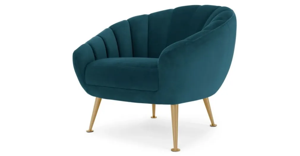 Butaca Primrose – Azul Cerceta