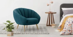 Butaca Primrose – Azul Cerceta