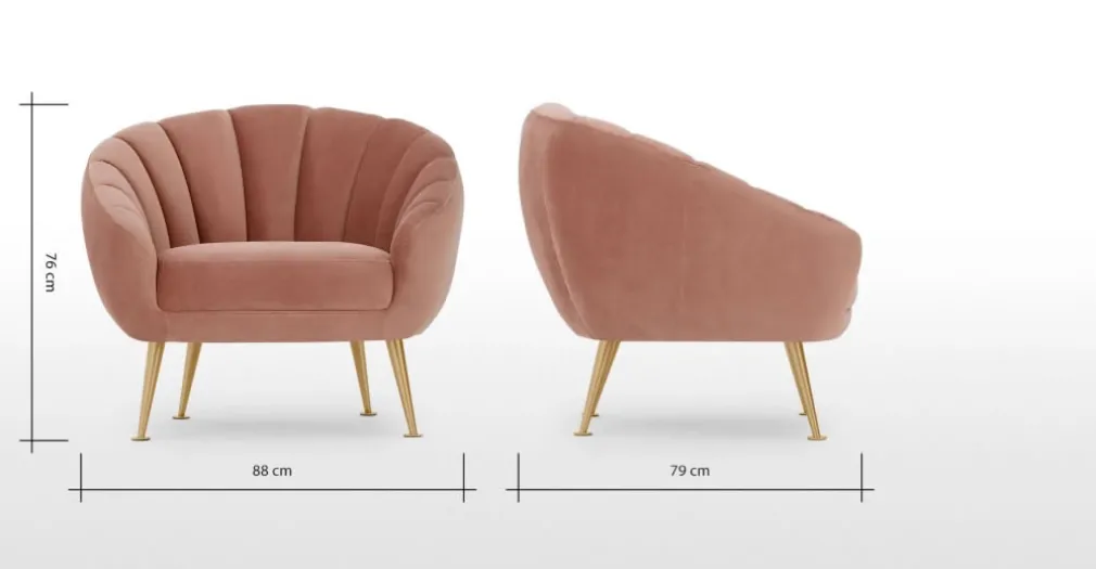 Butaca Primrose – Rosa