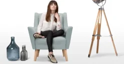 Butaca Quentin – Azul Hielo