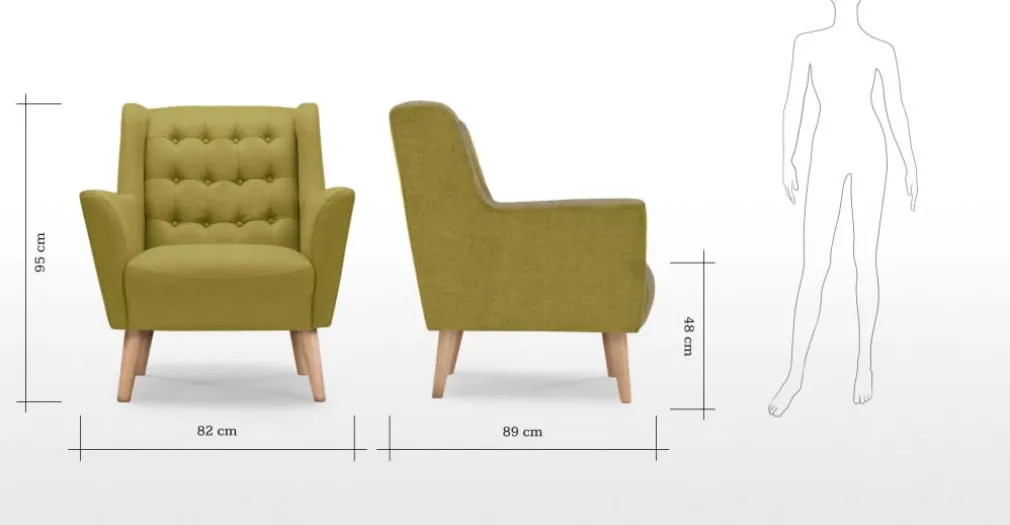 Butaca Quentin – Verde