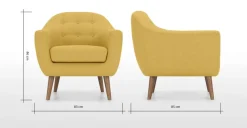 Butaca Ritchie – Amarillo