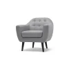 Butaca Ritchie – Gris Perla Con Botones de Colores