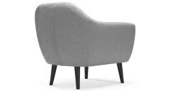 Butaca Ritchie – Gris Perla Con Botones de Colores