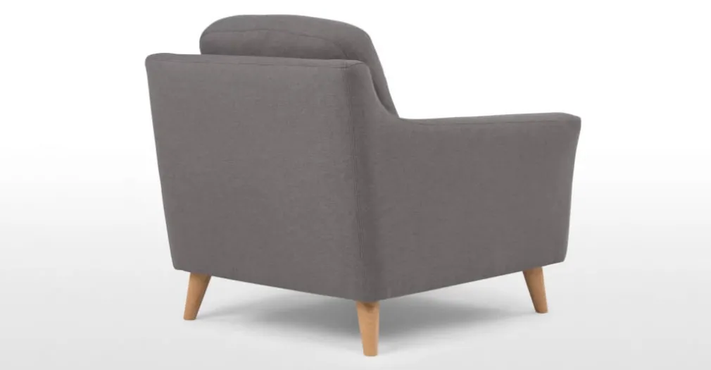 Butaca Rufus – Gris Rinoceronte