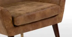 Butaca Seattle – Cuero Canela Claro