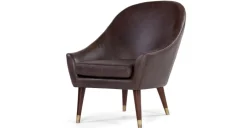 Butaca Seattle – Cuero Marrón Oxford