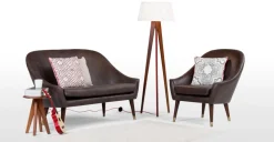 Butaca Seattle – Cuero Marrón Oxford