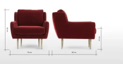 Butaca Simone – Claret