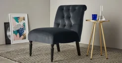 Butaca Slipper – Gris Medianoche