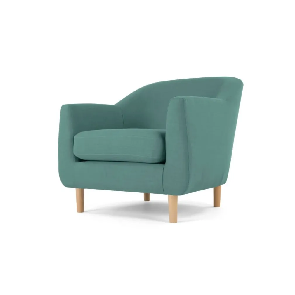 Butaca Tubby – Azul Turquesa