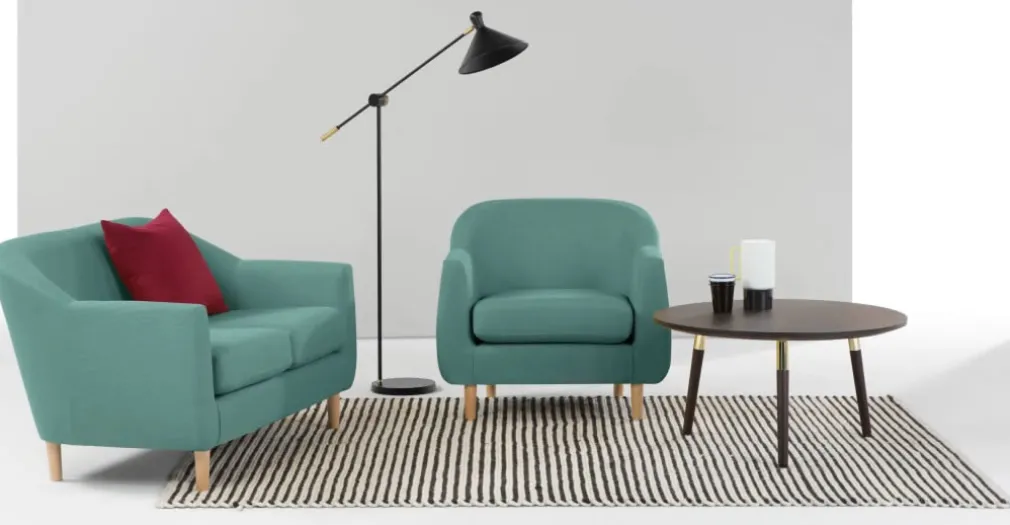 Butaca Tubby – Azul Turquesa