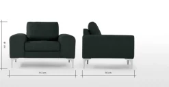 Butaca Vittorio – Gris Antracita