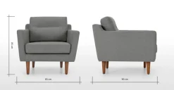 Butaca Walker – Gris