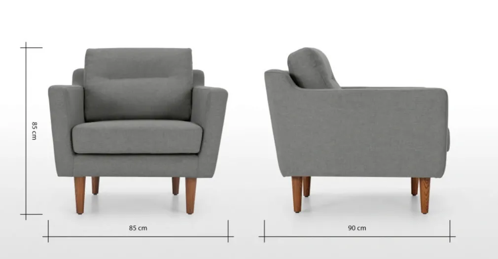 Butaca Walker – Gris