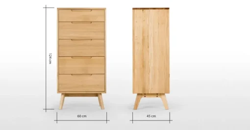 Cómoda Alta Jenson – Roble