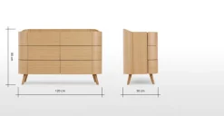 Cómoda Ancha Ada – Roble