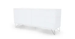Cómoda Ancha Elona – Blanco Brillante