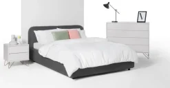 Cómoda Elona – Gris y Cobre